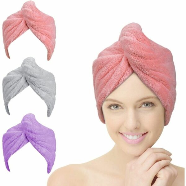 Serviette microfibre cheveux